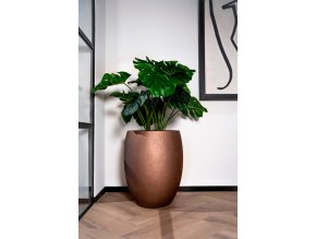 bronzová, květináč Grigio, Metallic Tall Balloon Bronze, Luca Lifestyle