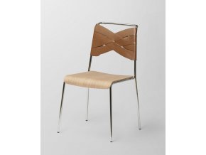 Torso, židle, kůže, elegantní, hnědá, Design House Stockholm