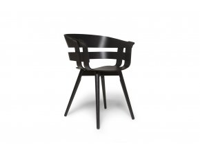 WickChair BlackSeat BlackLegs 45 iso