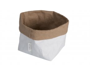 Essential papírový sáček bílohnědý (Essent'ial velikosti sáčků S 13x9x10cm)