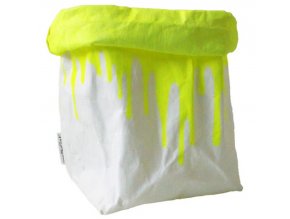 Essential Papírový sáček fosforově žlutý (Essent´ial velikosti sáčků FLUO & COLOR XXL 30x16x62cm)