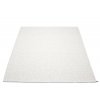 bílý, vinylový koberec SVEA, jednobarevný, white metallic, white