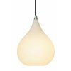 Stropní lampa Drops bílá, stříbrná