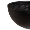 Mísa, Polystone Ego, černá, antracitová, Fleur Ami