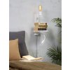 Nástěnná lampa Florence bílá s lampičkou a stmívačem 3