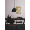 Stropní lampa Århus černá/přírodní