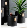 OOhh Zero waste váza Madrid Cylinder Black