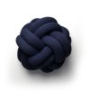 Knot cushion navy iso