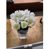 Bílý umělý tulipán silk-ka