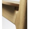 Židle Åstrup z dubového masivu detail nohy