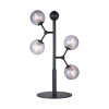 skleněná designová stolní lampa Atom