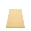 žlutý, vinylový koberec EFFI, jednobarevný, mustard, pale rose, vanilla