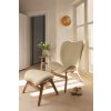 UMAGE lifestyle A Conversation Piece tall oak white ottoman white oak Clava Up Wood medium oak My Spot oak