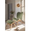 UMAGE lifestyle A Conversation Piece tall oak spring green ottoman oak spring green Clava Up Wood medium oak My Spot oak