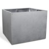 krychle, venkovní, designový betonový květináč Division Lite Cube Big, Fleur Ami