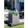 krychle, venkovní, designový betonový květináč Division Lite Cube Big, Fleur Ami