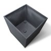 krychle, venkovní, designový betonový květináč Division Lite Cube, Fleur Ami