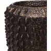 designový květináč Croc, venkovní, Fleur Ami, hnědý, bronzový