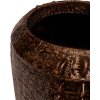 designový květináč Croc, venkovní, Fleur Ami, hnědý, bronzový