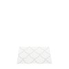 šedý tkaný vinylový koberec běhoun Pappelina Kotte Fossil grey/White, vzor šišky, sítě