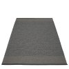 černý, šedý, vinylový koberec EDIT, jednobarevný, Black, Charcoal, Granit Metallic