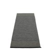 černý, šedý, vinylový koberec EDIT, jednobarevný, Black, Charcoal, Granit Metallic