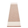 oranžový, vinylový koberec EDIT, jednobarevný, Brick/Vanilla/Linen Metallic