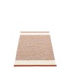 oranžový, vinylový koberec EDIT, jednobarevný, Brick/Vanilla/Linen Metallic
