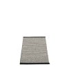šedý, vinylový koberec EFFI, jednobarevný, black warm, grey, vanilla