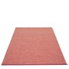 červený, vinylový koberec EFFI, jednobarevný, dark red, coral red, vanilla