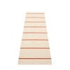 bílá, červená, vinylový koberec OLLE, pruhovaný, Brick