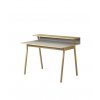 designový stůl Norrebro s úložným prostorem z dubového dřeva