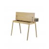 designový stůl Norrebro s úložným prostorem z dubového dřeva