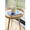 designový odkládací stolek Bakketop z dubového dřeva