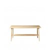 designová lavice Sofabord z březového dřeva
