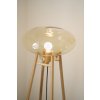 designová stojací lampa Hiti s opálovým sklem
