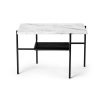 Coffee Table STONE 65x43x44 Bianco, mramor, bílý konferenční stůl, Bruunmunch