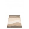 béžový tkaný vinylový koberec běhoun Pappelina URVI Earth