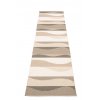 béžový tkaný vinylový koberec běhoun Pappelina URVI Earth