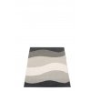šedý tkaný vinylový koberec běhoun Pappelina URVI Metal