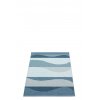 modrý tkaný vinylový koberec běhoun Pappelina URVI Water