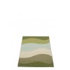 zelený tkaný vinylový koberec běhoun Pappelina URVI Woods
