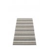 šedý, vinylový koberec Grace, pruhy, charcoal
