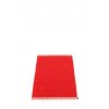 červený, vinylový koberec MONO, jednobarevný, Coral red, Red