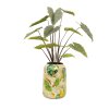 Květináč Lush Botanic, kov, barevný, vzor botanic, Fleur Ami