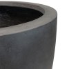 Květináč Roccastone classic, venkovní, podlahový květináč, květináč, velký, beton, antracit, Fleur Ami