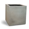 Květináč Roccastone, krychle, předělovač venkovní, podlahový květináč, květináč, velký, beton, přírodní beton, Fleur Ami