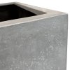 Květináč Roccastone, krychle, předělovač venkovní, podlahový květináč, květináč, velký, beton, přírodní beton, Fleur Ami