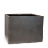 Květináč Roccastone, krychle, předělovač venkovní, podlahový květináč, květináč, velký, beton, antracit, Fleur Ami
