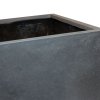 Květináč Roccastone, krychle, předělovač venkovní, podlahový květináč, květináč, velký, beton, antracit, Fleur Ami